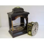 A Regency bracket clock case for restoration,