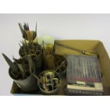 A collection of assorted needle files,