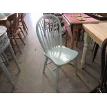 Four assorted country kitchen chairs
