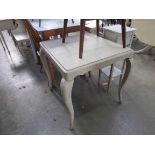 A painted 19th Century French centre table