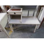 Two painted bedside tables