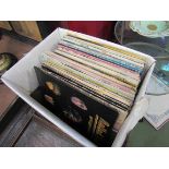 A box of LP's - soundtracks, classical, pop, rock including Queen, The Who,