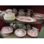 A quantity of Constable series and similar tablewares including Spode, Alfred Meakin,
