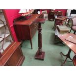 A mahogany jardiniere stand,