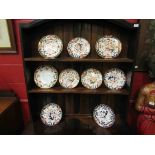 A collection of Royal Crown Derby Imari King's pattern plates,