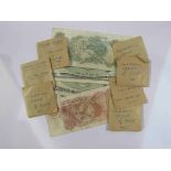 Bank notes and pre-decimal coinage including English and American