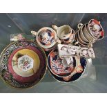 Three boxes of miscellaneous ceramics including lustre wares, miniatures,
