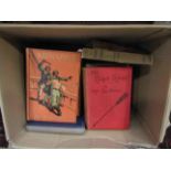 A collection Robrt Louis Stevenson and related titles, twelve volumes including: 'The Black Arrow',