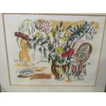 EDWARD PIPER (1938-1990): A framed and glazed limited edition coloured print titled 'Afternoon in