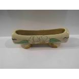 A Clarice Cliff posy trough,