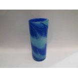 A modern glass wave vase,