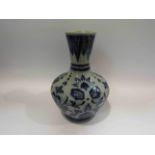 A Victorian German stoneware vase,