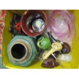 Miscellaneous including pottery, glass,