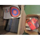 Four boxes of books relating to art, children's art and teaching, textiles,