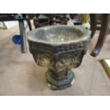 A Gothic chalice/font,