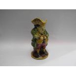 A Victorian Majolica Toby jug,