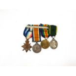 A WWI 1914-15 Star medal named to 1830 PTE. W.S. BROWN NORF. R.
