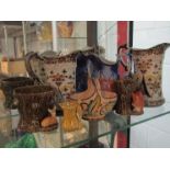 A selection of jugs and Sylvac pots (7)