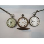 Three various pocket watches