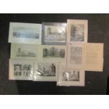 Thetford/Bury St Edmunds prints, with Bramford Park and Hall by Henry Davy,