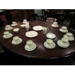 A Royal Albert "Merrie England" acorn design part tea set including cups, saucers,