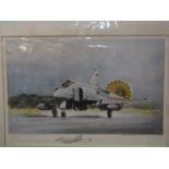 A limited edition print after Michael Rondot of McDonnell Douglas Phantom FGR2 aircraft, 310/450,