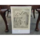 Upwell Rectory Norfolk, etching by John Sell Cotman,
