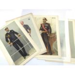 A collection of 16 antique colour lithograph prints by Spy (1869-1914) in fine condition,