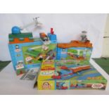 A boxed Tomy Thomas & Friends Harold Cargo Delivery set,