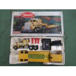 A boxed 1970's Radio Elecon diecast radio control Peterbilt flatbed truck