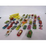 Mixed loose diecast vehicles including Lesney Matchbox Series, Matchbox Rola-Matics,