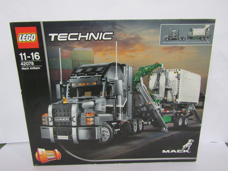 A boxed Lego Technic set 42078 Mack Anthem