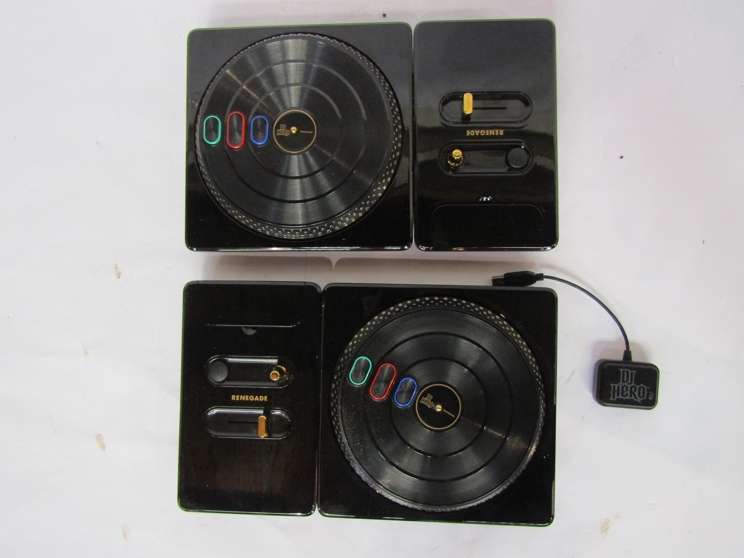 A pair of DJ Hero decks