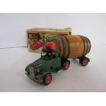 A boxed Tri-Ang Minic clockwork tinplate Watney's articulated barrel lorry,