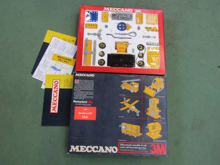 A boxed Meccano set 3M