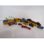 A collection of boxed and loose Matchbox Series diecast items including M6 Major Pack 200 Ton