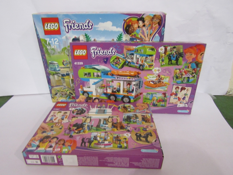 Three unopened Lego Friends sets; 41367,