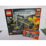 An unopened Lego Technic set 42055 Bucket Wheel Excavator and 8293 accessory pack (2)