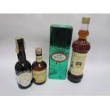 Carta Blanca Fino Sherry, Moscatel Valencia 75cl, Croft Original Sherry boxed,