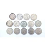 British coins - Halfcrown collection from William IV (1830-1837) to Elizabeth II,