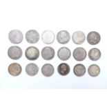 British coins - Sixpence collection from William III (1694-1702) 1696 in EF to Elizabeth II,