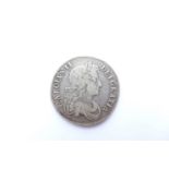 Charles II (1660-1685) A 1673 crown, third bust, QVINTO,