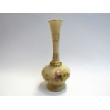 A Royal Worcester blush vase Rd number 232535 model 1733 19cm tall