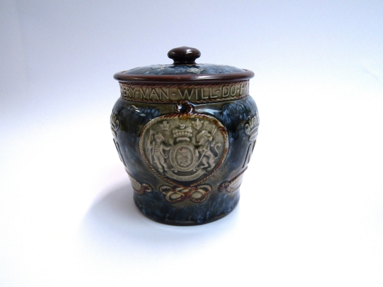 A Royal Doulton Lord Nelson biscuit barrel, - Image 2 of 5