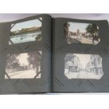 An album containing 45 Edwardian and early 20th Century postcards of Diss, including Market Place,