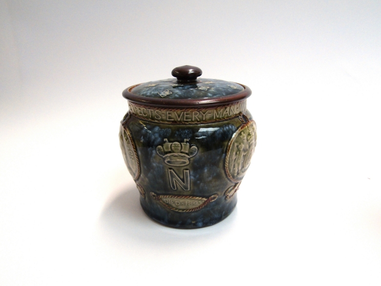 A Royal Doulton Lord Nelson biscuit barrel,