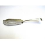A George III silver fish slice, Williams Eley and Fearn,