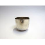 A George III silver tumbler cup John Sutton, London 1781 of typical plain form, height 6cm,