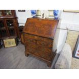 A late 18th Century walnut bureau,