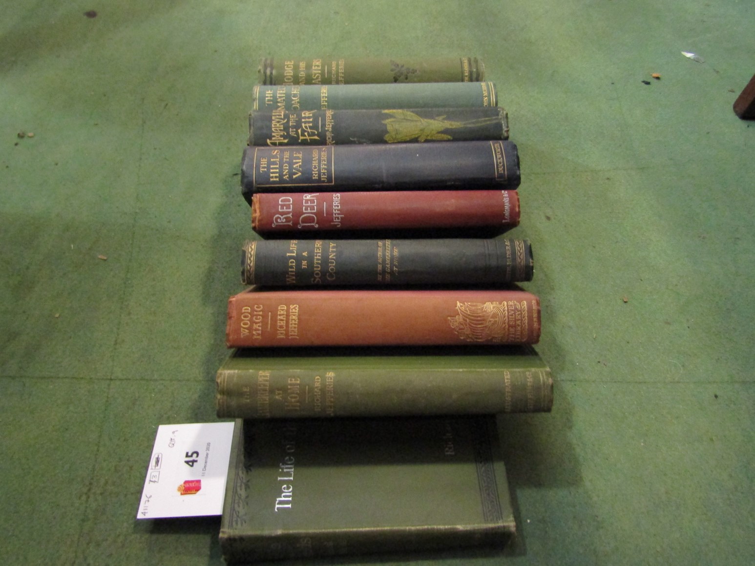 Richard Jefferies, nine countryside/gamekeeping titles, including "The Amateur Poacher",